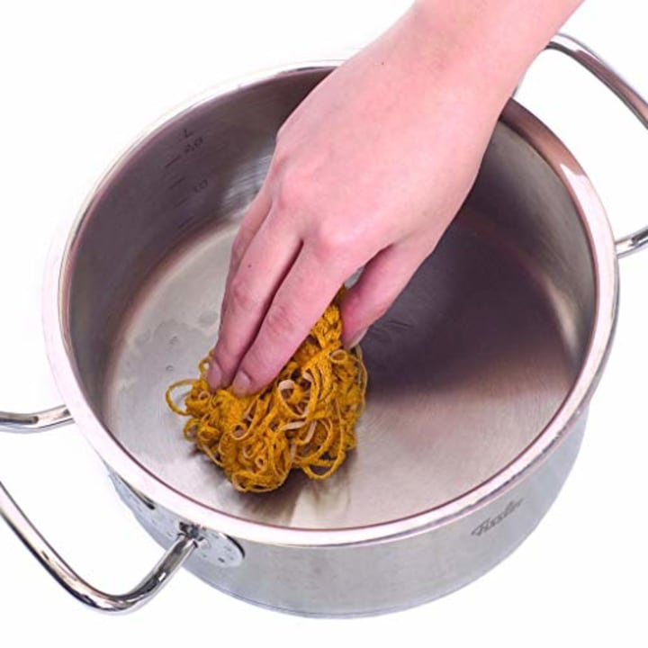 Goodbye Detergent Spaghetti Corn Scrub - Heavy Duty for Tough Stain, 2 Per Box