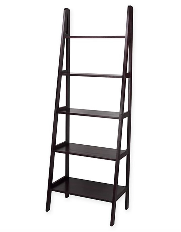 5-Shelf Ladder Bookcase