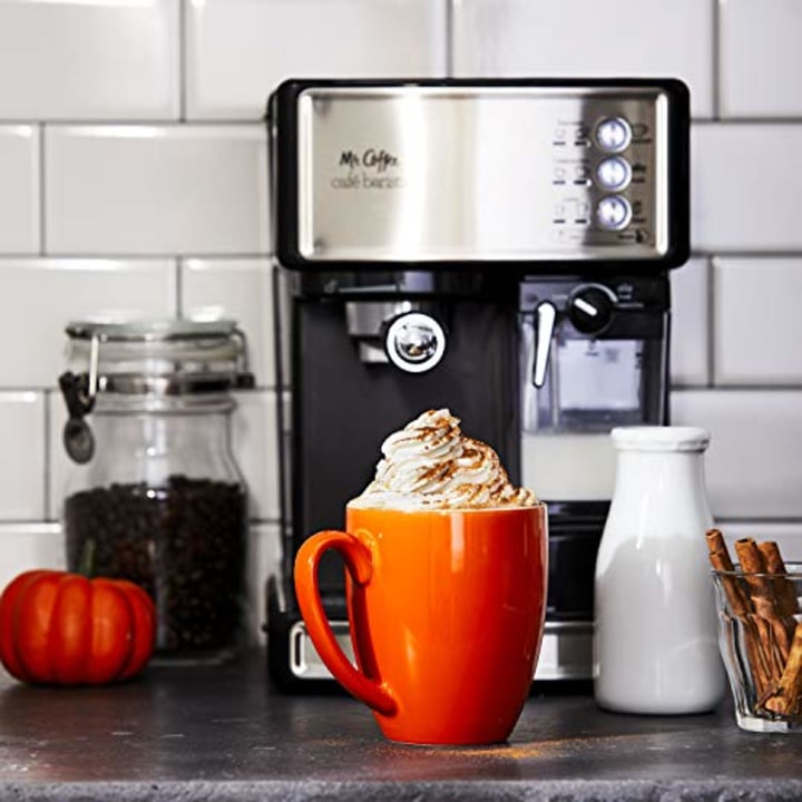 Mr. Coffee Espresso and Cappuccino Maker | Caf? Barista , Silver