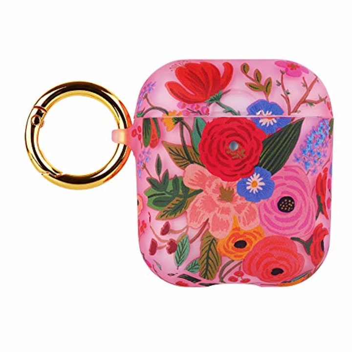 Rifle Paper CO. Case for Airpods 1-2 - Compatible with Apple AirPods Series 1 and 2 - Garden Party Blush