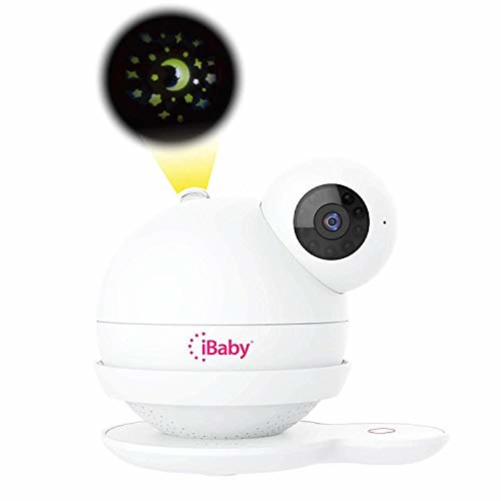 iBaby Smart WiFi Baby Monitor M7 Care kit (M7 + Wall Mount), 1080P Full HD Camera, Temperature and Humidity Sensors, Motion and Cry Alerts, Moonlight Projector, with Smartphone App for Android and iOS