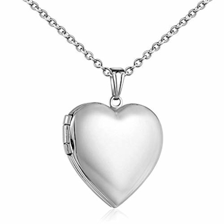 YOUFENG Love Heart Locket Necklace