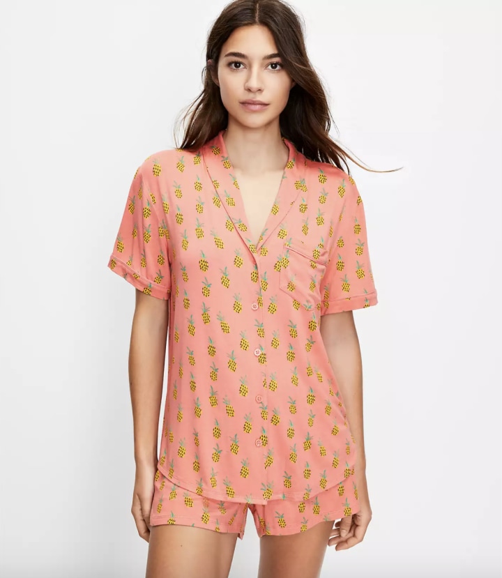 Pineapple Pajama Top