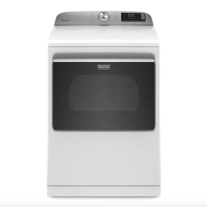 Maytag 240-Volt White Electric Vented Dryer