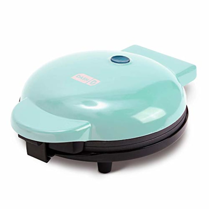 Dash DEWM8100AQ Express 8" Waffle Maker Machine for Individual Servings, Paninis, Hash browns + other on the go Breakfast, Lunch, or Snacks, 8 Inch, Aqua