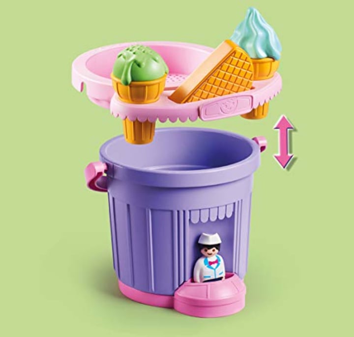 PlayMobil Ice Cream Shop Sand Bucket