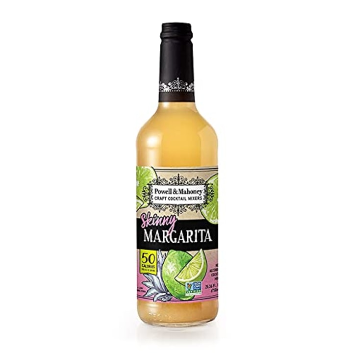 Powell &amp; Mahoney Craft Cocktail Mixers - Skinny Margarita 50 Calories - NA Cocktail Mix - Free from Artificial Sweeteners and Flavors - 25.36 oz - Non-GMO