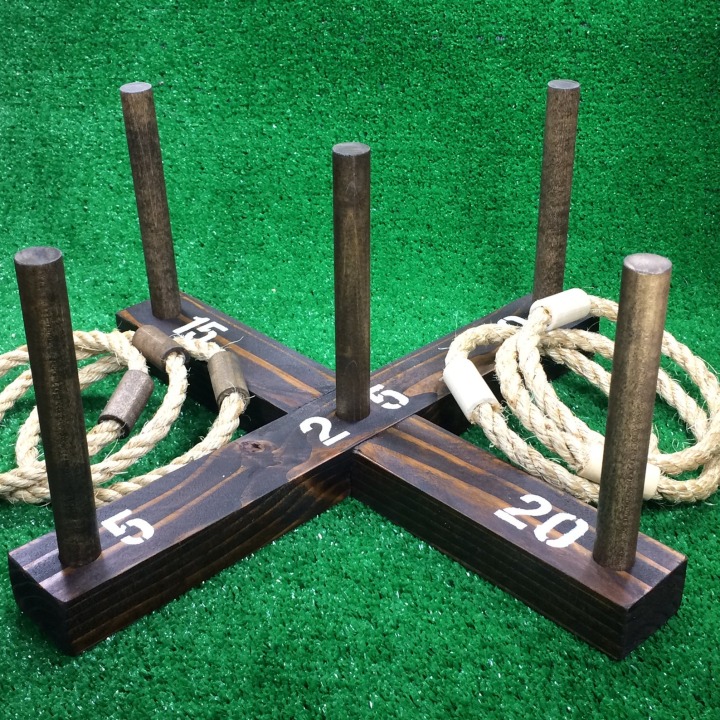 Rustic Ring Toss Outdoor Lawn Game