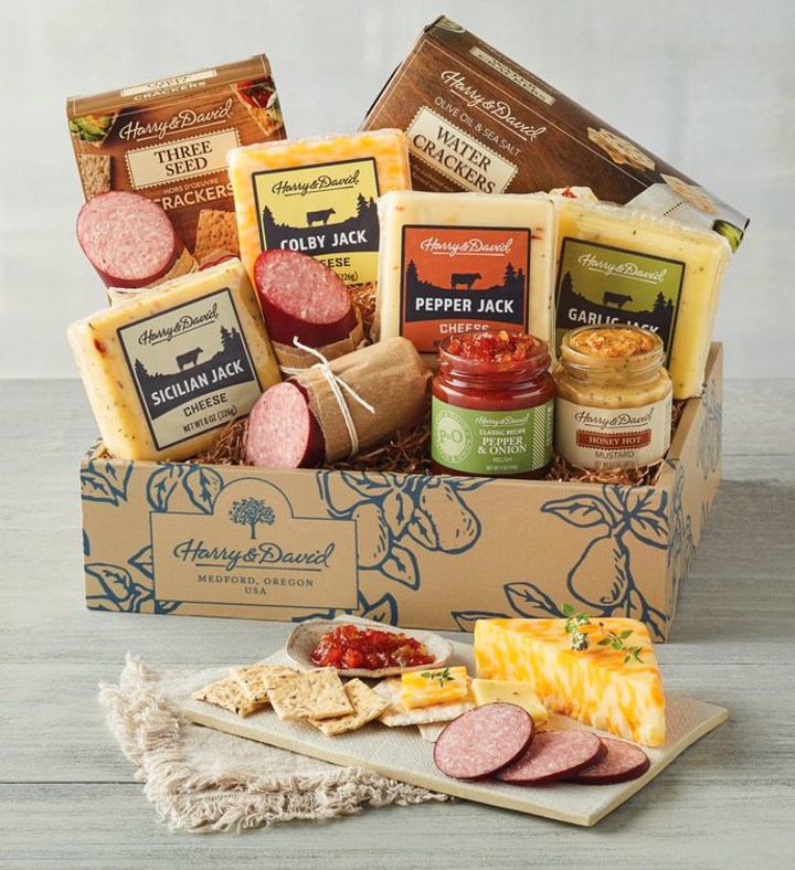 Harry &amp; David Grand Meat and Cheese Gift Box