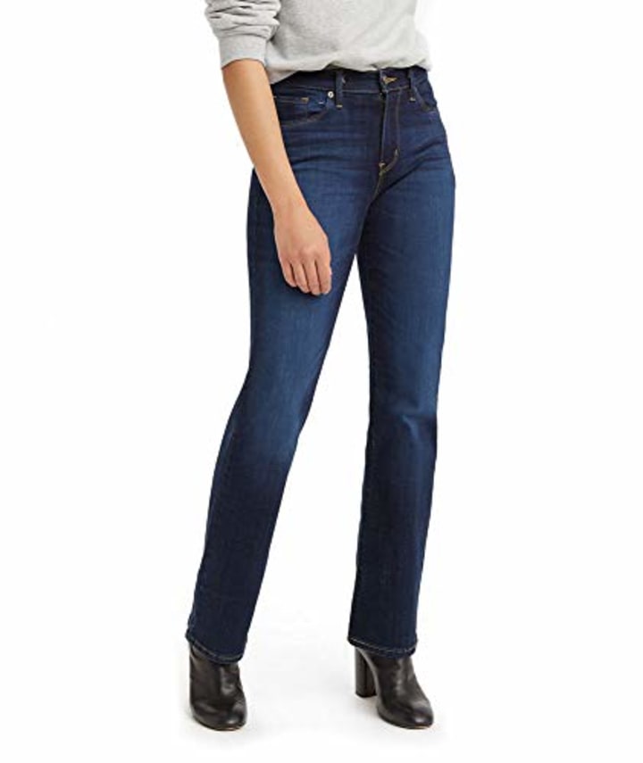Levi&#039;s Women&#039;s Classic Bootcut Jeans, Cobalt Distress, 26 (US 2) M
