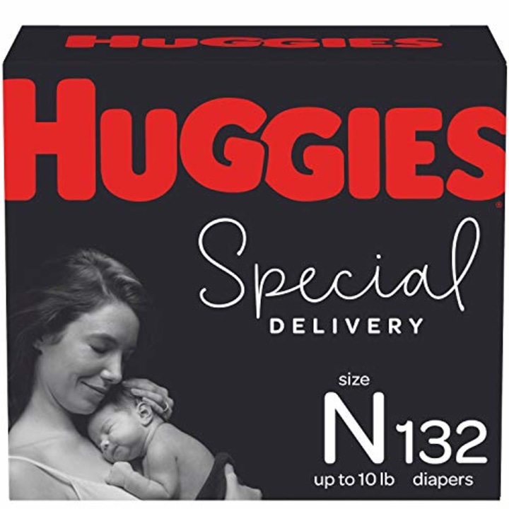 Hypoallergenic Baby Diapers Size Newborn, 132 Ct, Huggies Special Delivery
