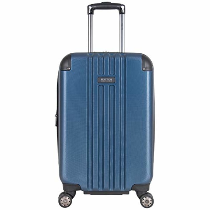 Kenneth Cole Reaction Reverb 20&quot; Lightweight Hardside Expandable 8-Wheel Spinner Carry-On Suitcase, Ice Blue