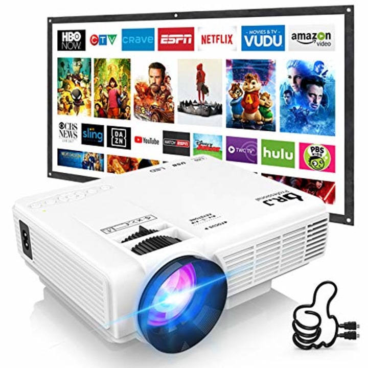 DR. J Professional Mini Projector Outdoor Movie Projector