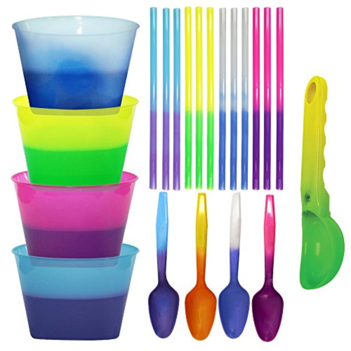 Aakron Color Changing Reusable Ice Cream Kit