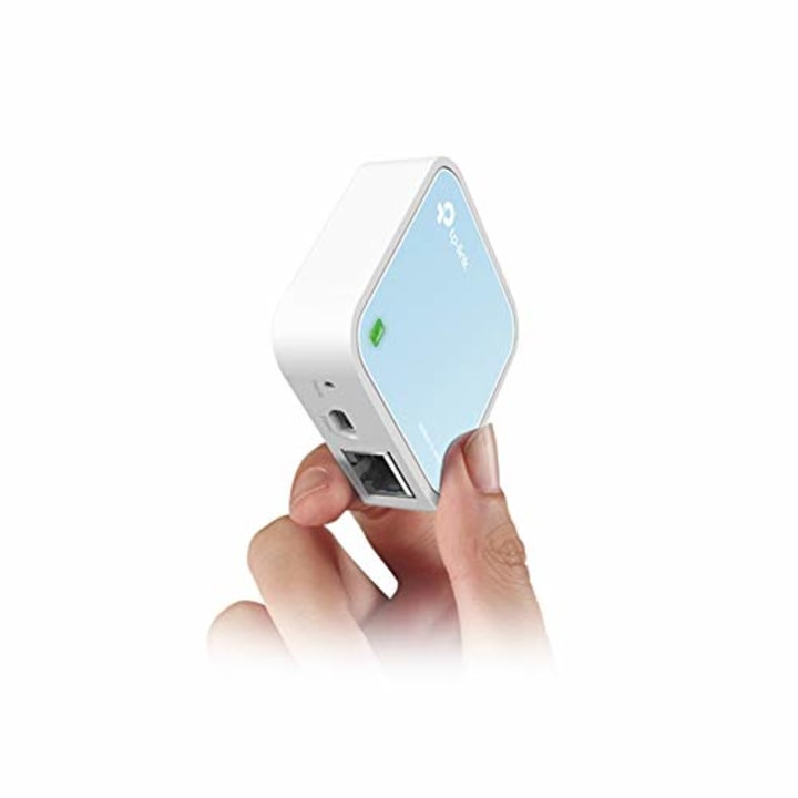 TP-Link N300 Wireless Portable Nano Travel Router(TL-WR802N) - WiFi Bridge/Range Extender/Access Point/Client Modes, Mobile in Pocket