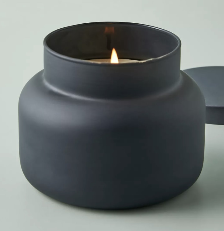 Capri Blue Volcano Matte Black Jar Candle