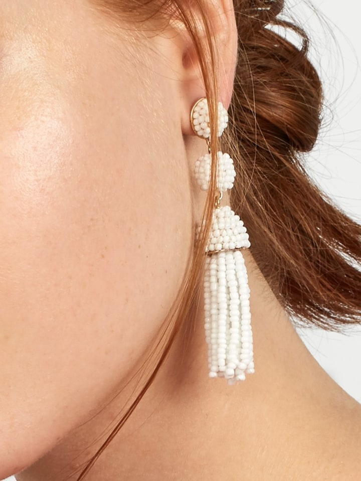 BaubleBar Mini Granita Tassel Earrings