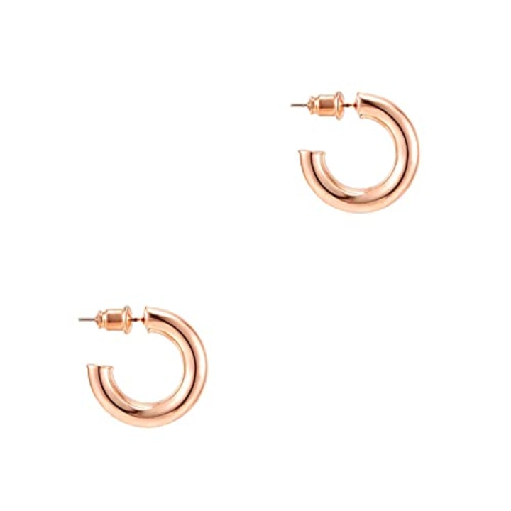 Pavoi 14K Gold Hoop Earrings