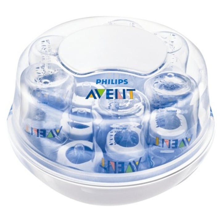 Philips Avent Microwave Steam Sterilizer for Baby Bottles, Pacifiers, Cups and More