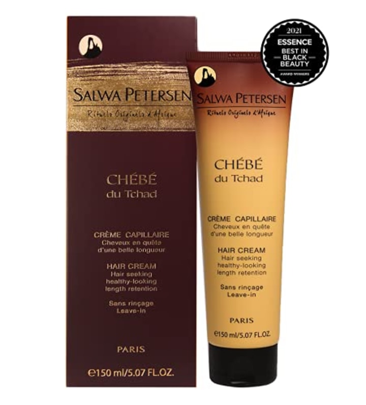 Salwa Petersen - Ch?b? du Tchad Hair Cream - 5.07oz - Made with Organic Ch?b? - Hair Strengthening and Length Retention - All Hair Textures - Award Winning Clean Beauty - Vegan - Made in France