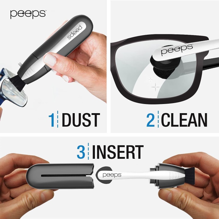Peeps CarbonKlean Eyeglass Lens Cleaner