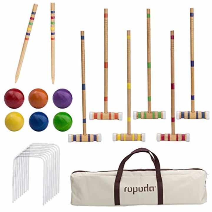 Ropoda Six-Player Croquet Set