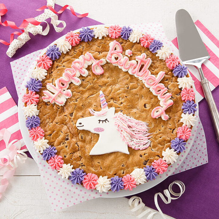 Happy Birthday Unicorn Cookie Cake