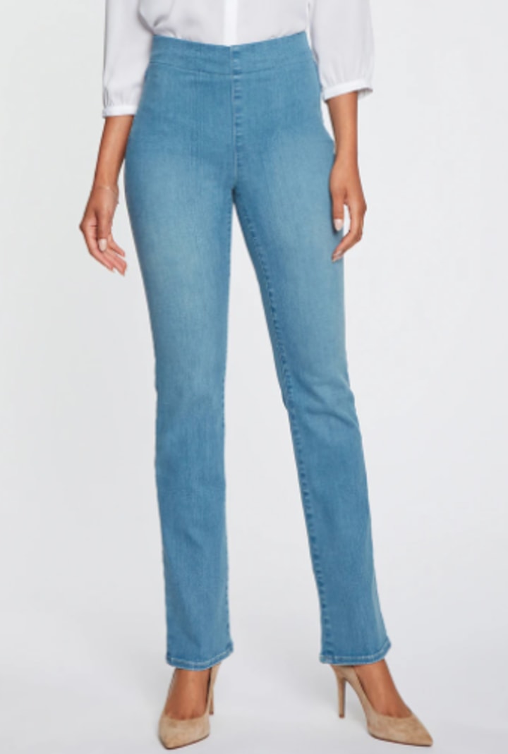 Marilyn Straight Pull-On Jeans