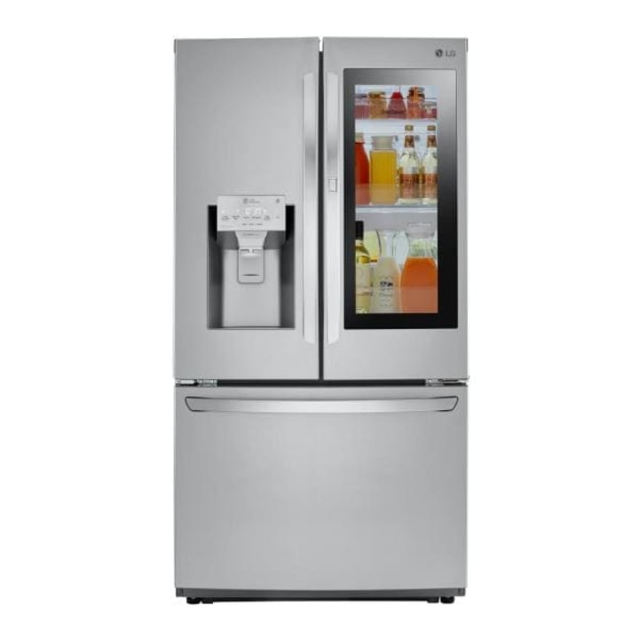 26 cu. ft. 3-Door French Door Smart Refrigerator w/ InstaView Door-in-Door, Glide N&#039; Serve in PrintProof Stainless Steel