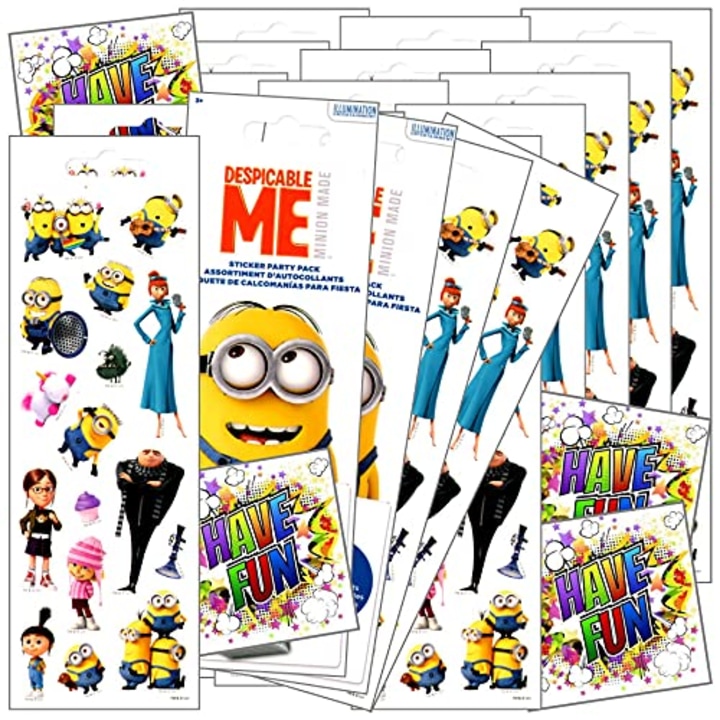 Despicable Me Minion Party Stickers