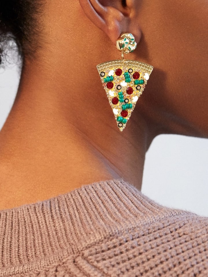 BaubleBar Cheese The Day Drop Earrings