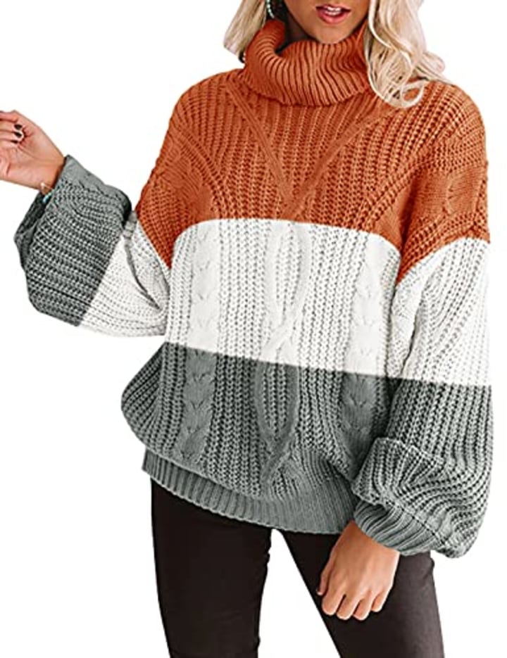 Zesica Chunky Knit Oversized Sweater