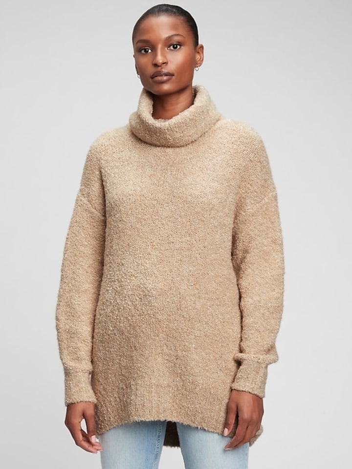 Cozy Turtleneck Tunic Sweater