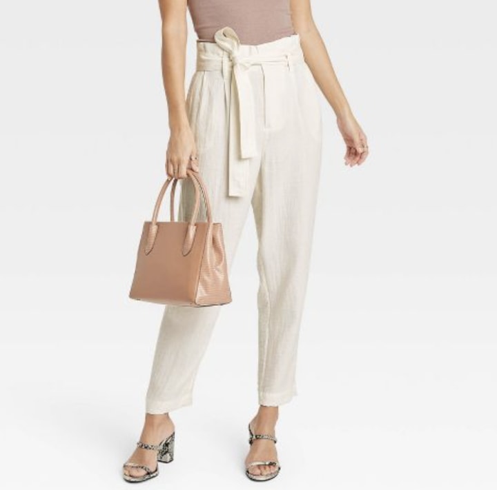 A New Day Paperbag Ankle Pants