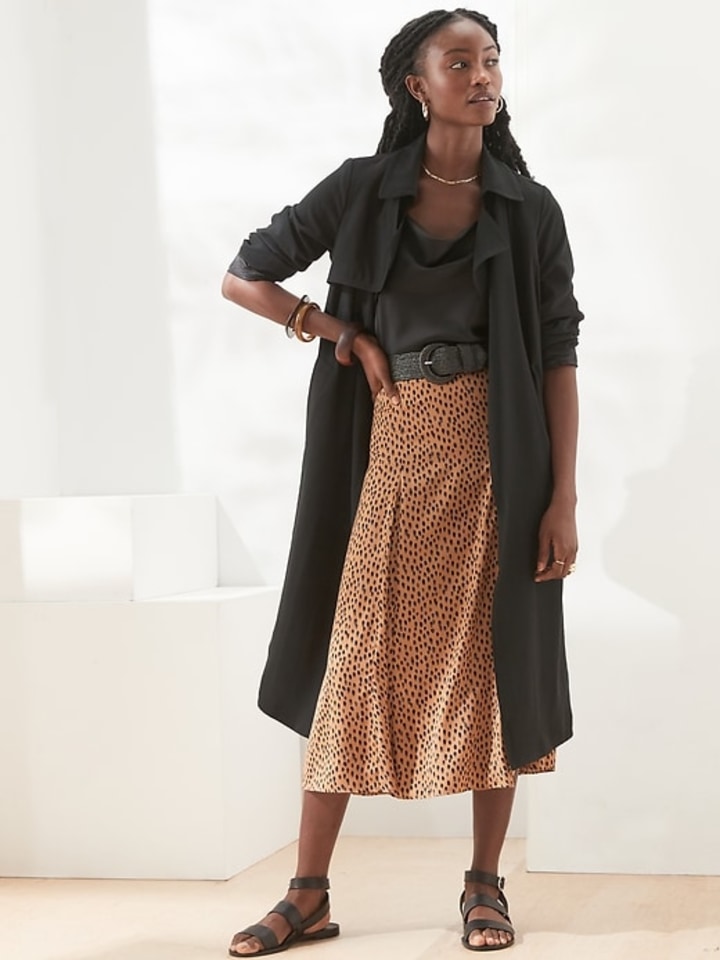 Satin Maxi Skirt