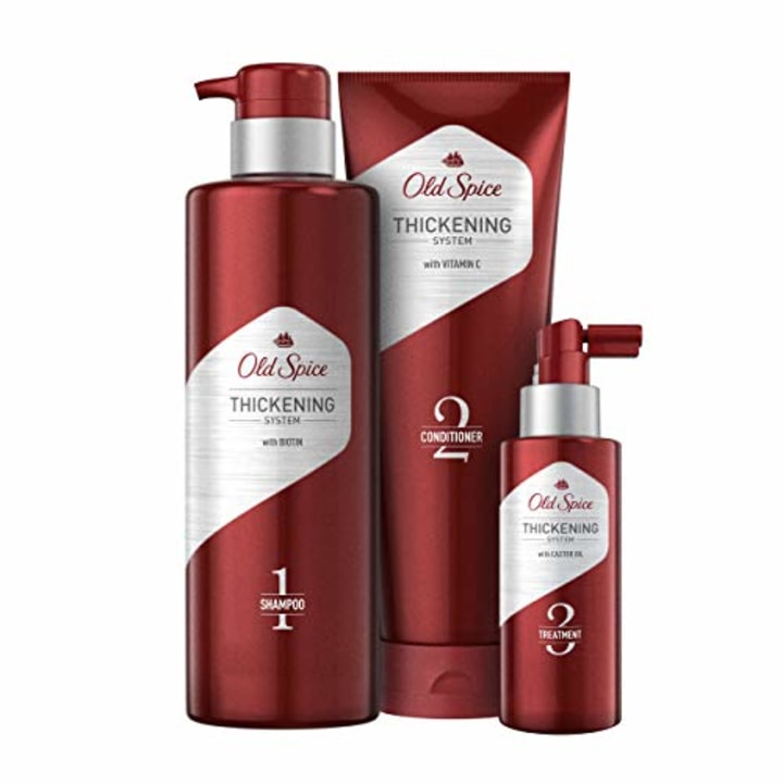 Old Spice Hair Thickening Bundle For Men