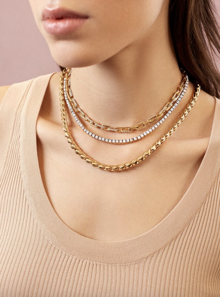 50% off BaubleBar's tennis necklace, plus more accessories