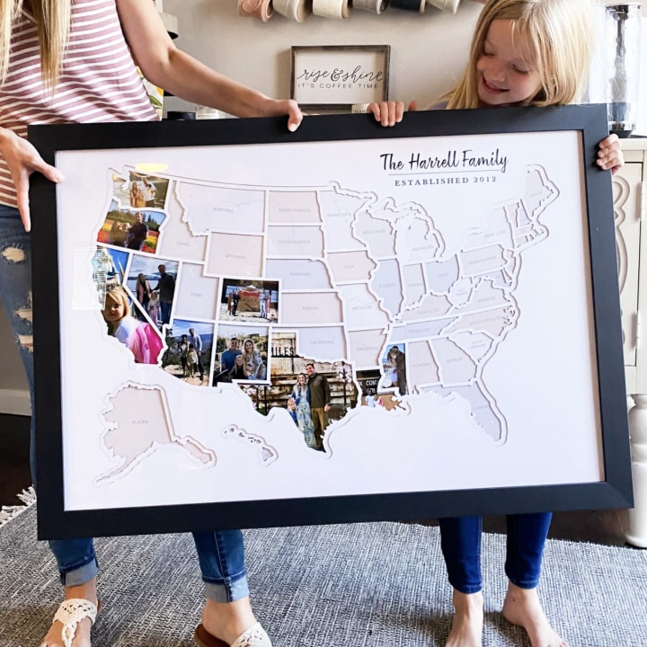 Personalized USA Photo Map