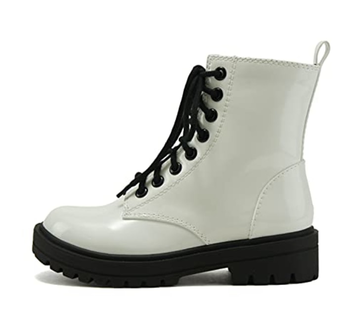 Soda Firm Lug Sole Combat Ankle Bootie