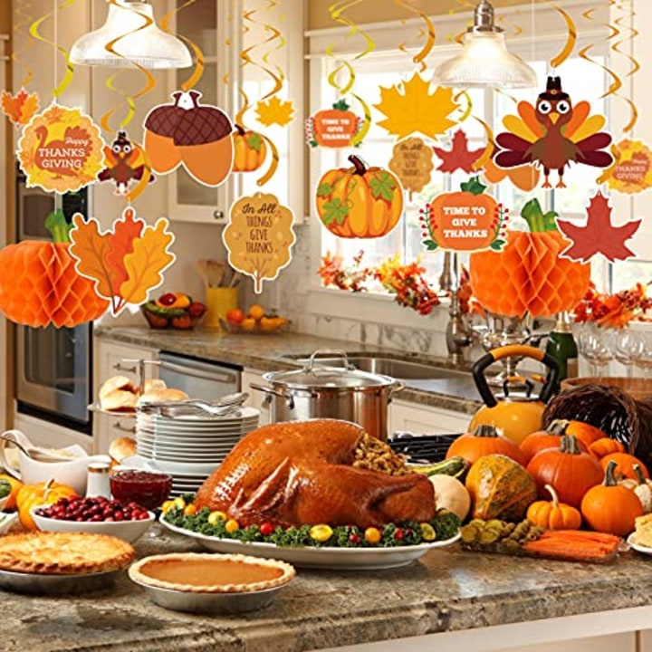 Dazonge Thanksgiving Decorations (Set of 40)