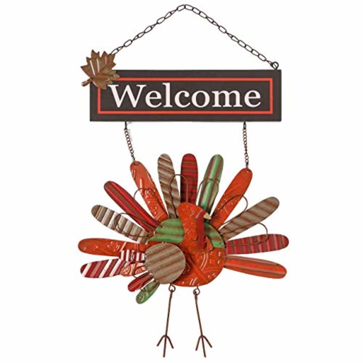 Ogrmar Thanksgiving Turkey Door Sign