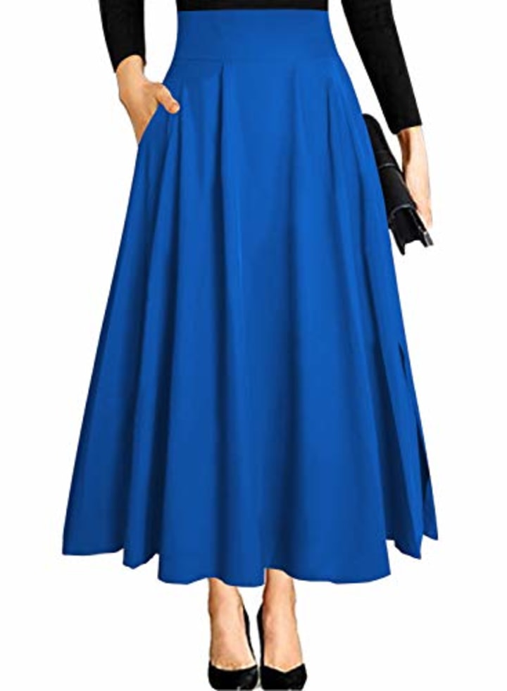 Ranphee Ankle Length A-Line Skirt