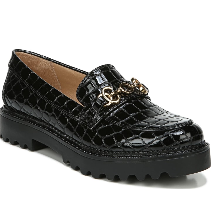 Deana Lug Sole Bit Loafers