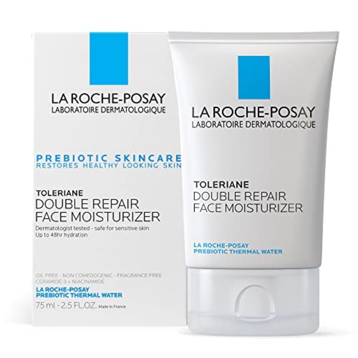 La Roche-Posay Toleriane Double Repair Face Moisturizer UV, Daily SPF Face Moisturizer with Ceramide and Niacinamide for All Skin Types, Oil Free, Fragrance Free