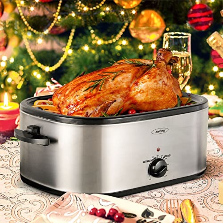 Sunvivi Roaster Oven with Self-Basting Lid