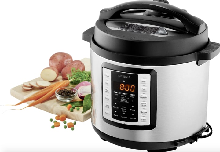 Insignia 6qt Stainless Steel Pressure Cooker