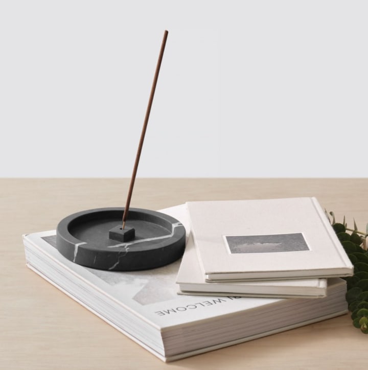 The Citizenry Puebla Marble Incense Holder