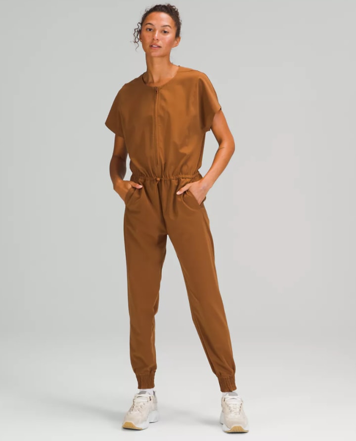 Stretch Travel Woven Jumpsuit