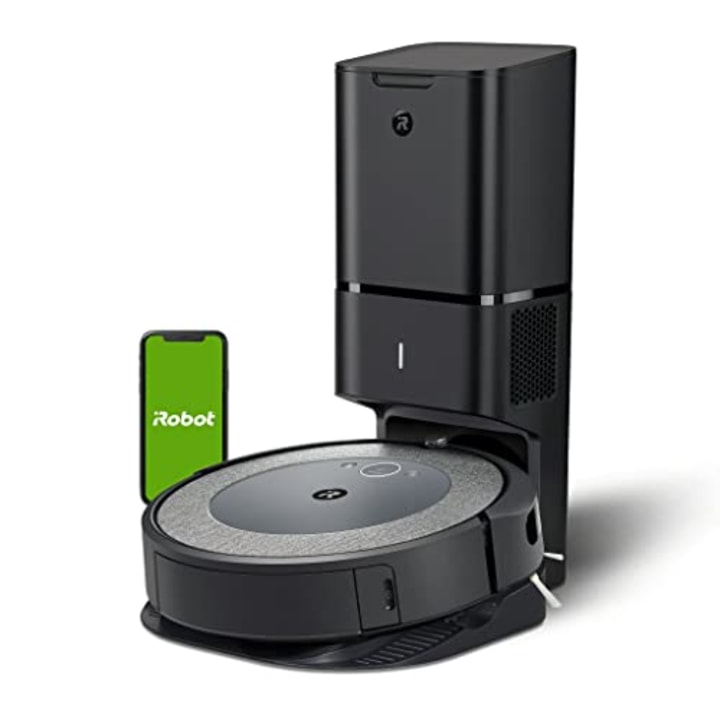 iRobot Roomba i3+ (3550) Robot Vacuum with Automatic Dirt Disposal Disposal - Empties Itself for up to 60 days, Wi-Fi Connected Mapping, Works with Alexa, Ideal for Pet Hair, Carpets