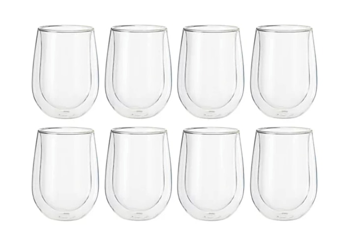 Zwilling Sorrento 10-oz Stemless White Wine Glass Set of 8